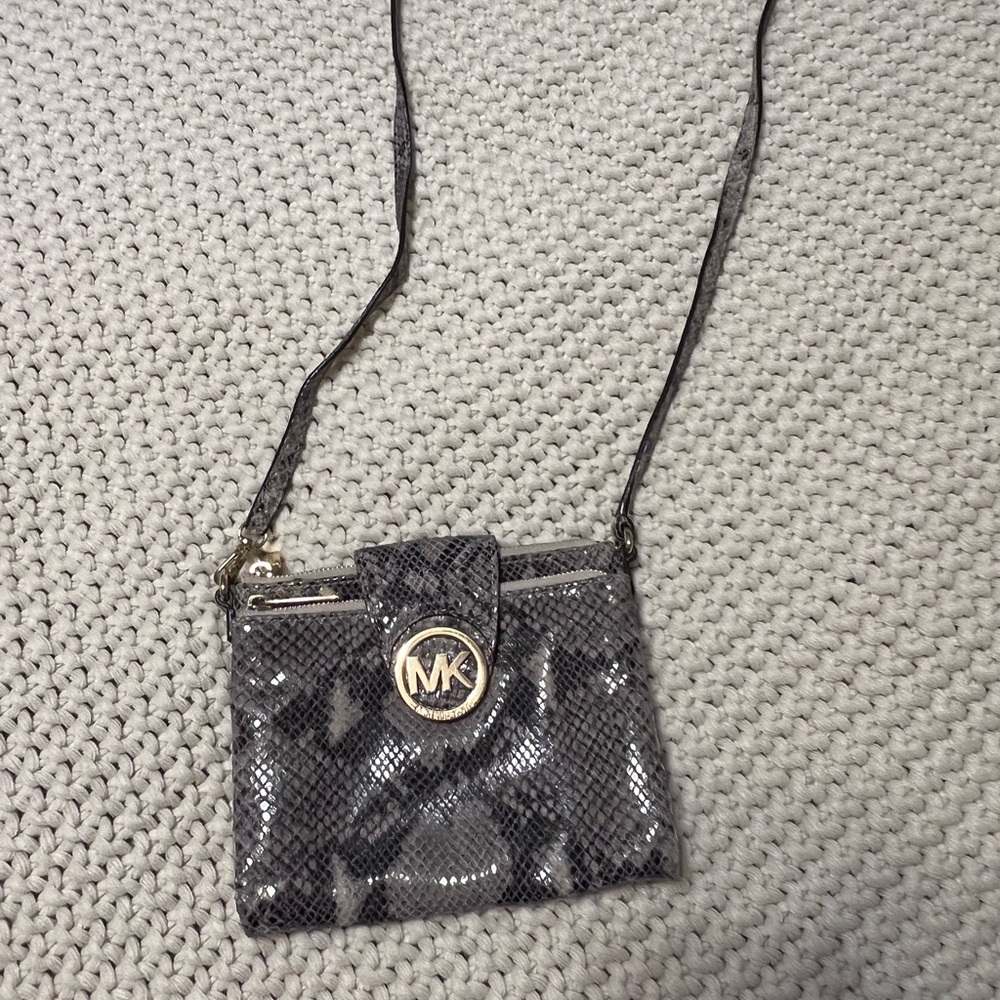 Michael Kors snakeskin crossbody